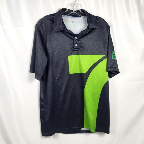 2x 7-Eleven  M Polo Tee Work Uniform Shirt seven 11 - Picture 2 of 9